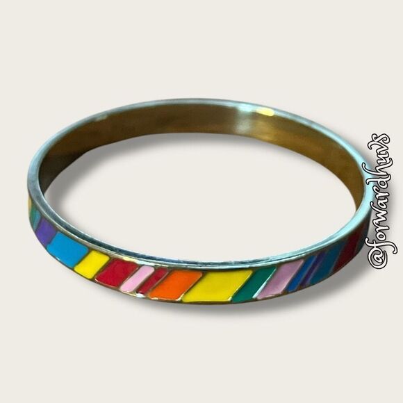 Bundle Sale 3 for $15 | Enamel Rainbow Bracelet - Picture 1 of 9